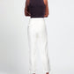 Yes Zee Chic White Linen Cargo Pants - Comfort Fit