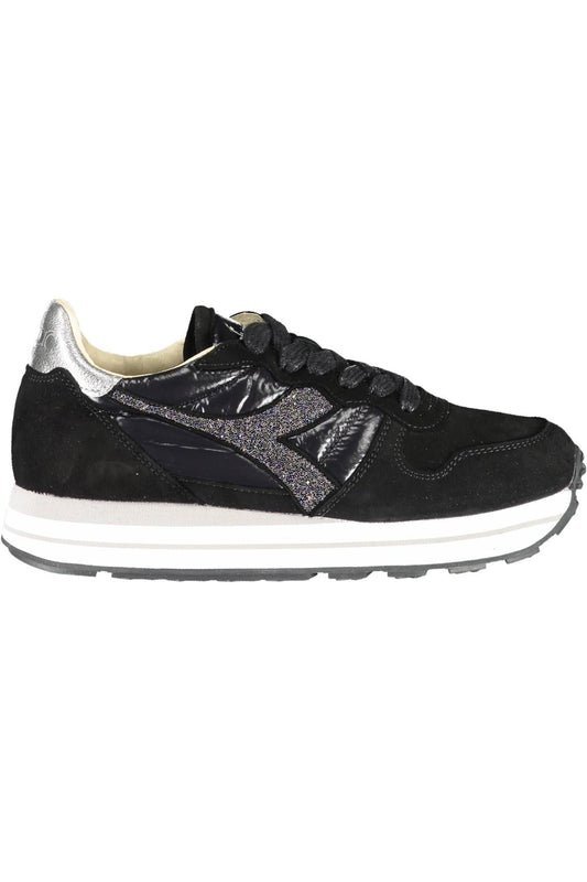 Diadora Black Fabric Women Sneaker