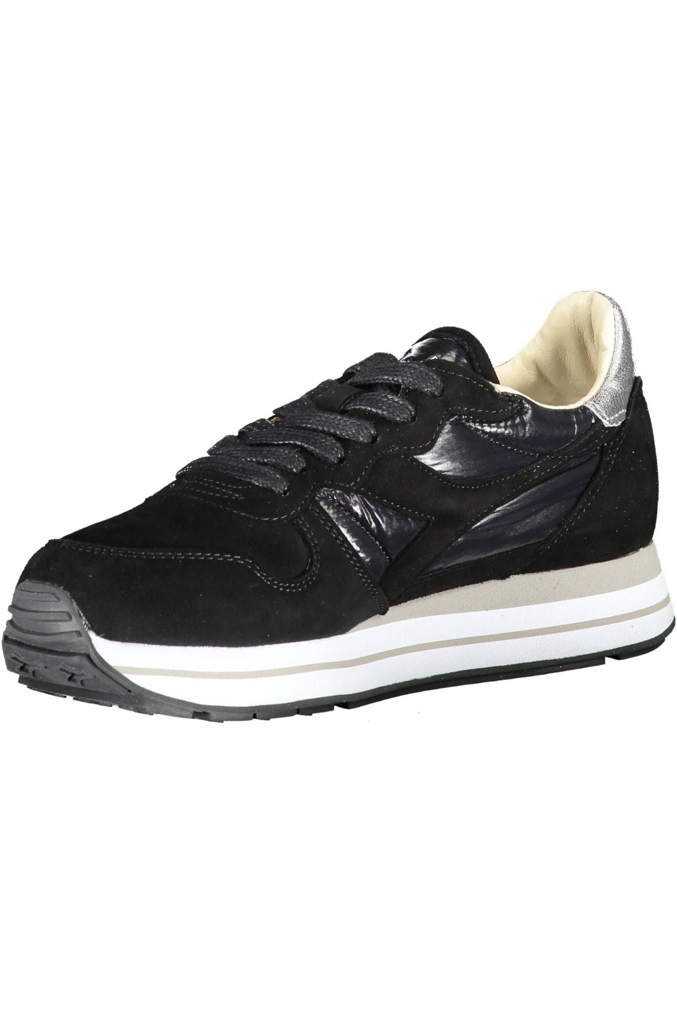 Diadora Black Fabric Women Sneaker