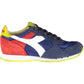 Diadora Blue Fabric Women Sneaker