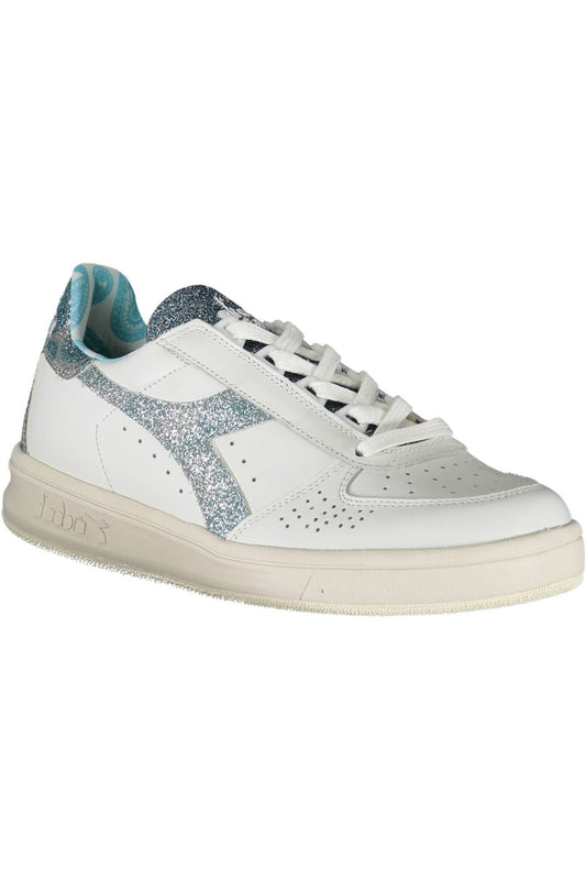 Diadora White Fabric Women Sneaker