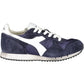 Diadora Blue Fabric Women Sneaker