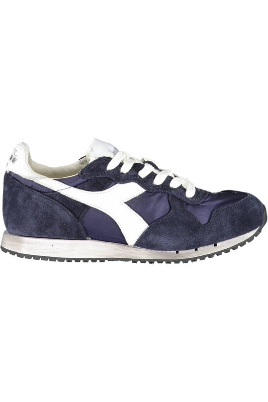 Diadora Blue Fabric Women Sneaker