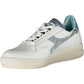 Diadora White Fabric Women Sneaker