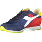 Diadora Blue Fabric Women Sneaker