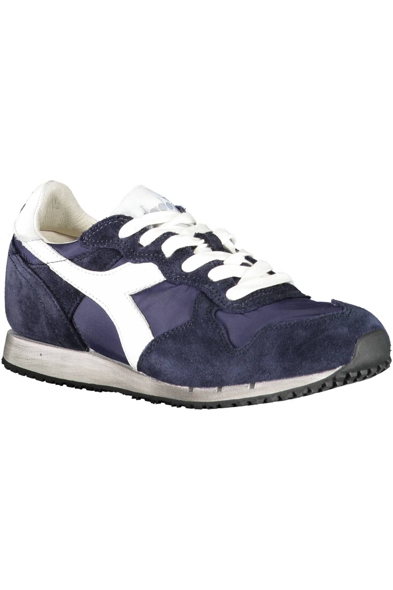 Diadora Blue Fabric Women Sneaker