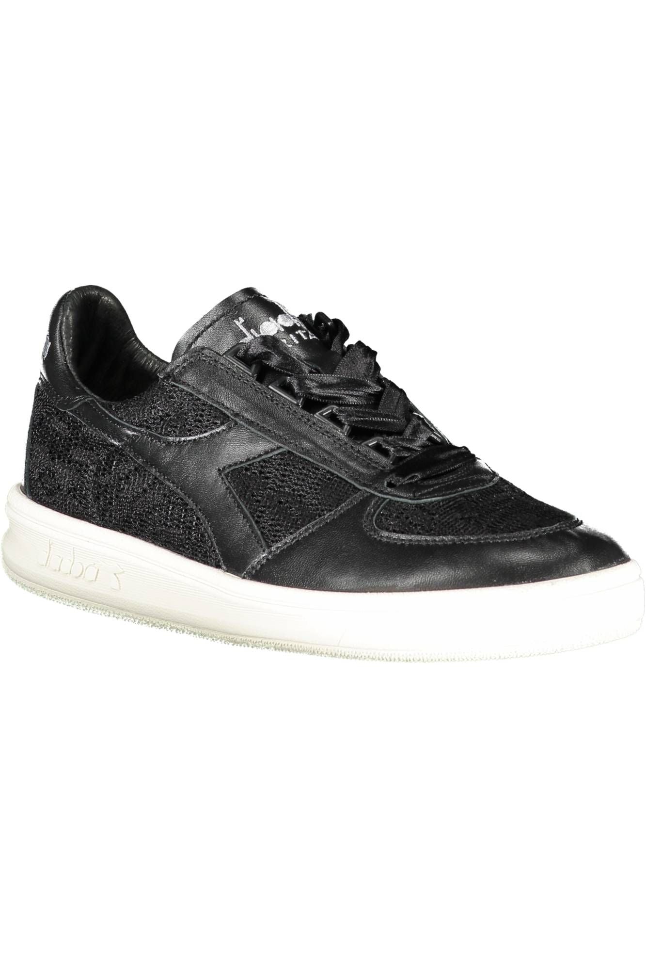 Diadora Black Fabric Women Sneaker