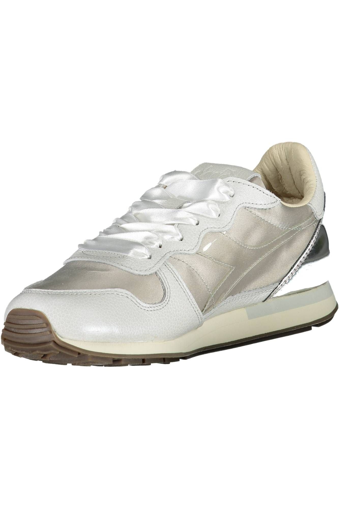 Diadora Gray Fabric Women Sneaker