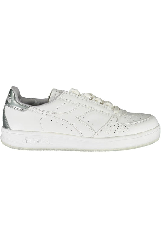 Diadora White Fabric Women Sneaker