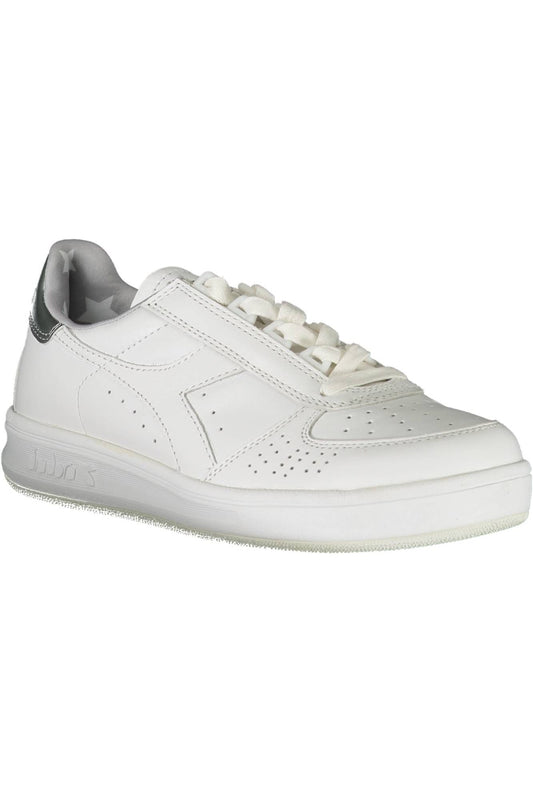 Diadora White Fabric Women Sneaker