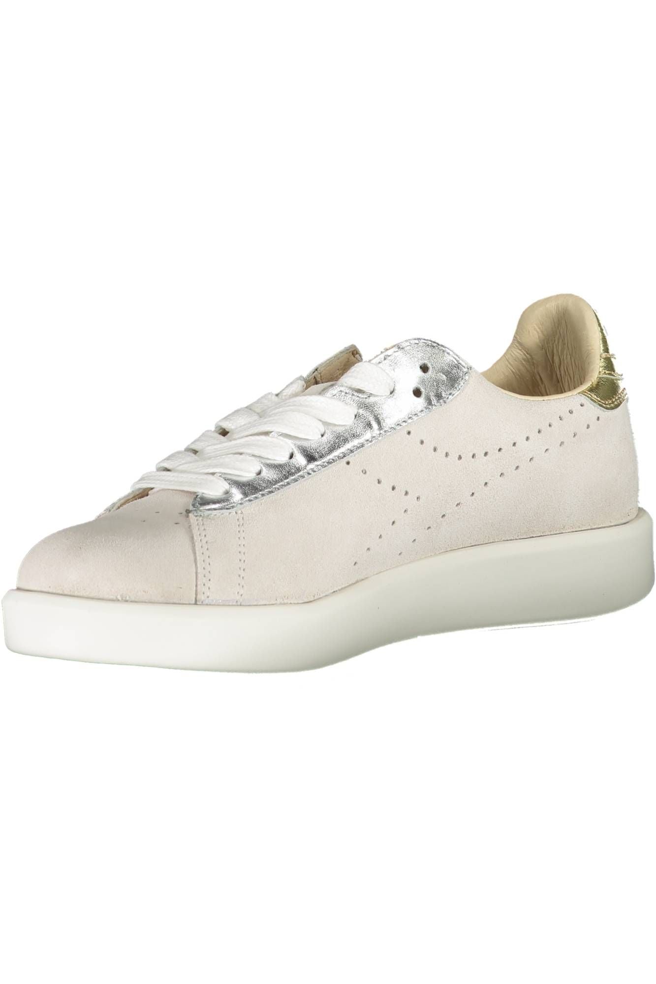 Diadora White Fabric Women Sneaker