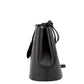 Burberry Lorne Small Black Pebbled Leather Bucket Crossbody Handbag Purse