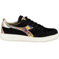 Diadora Black Fabric Women Sneaker