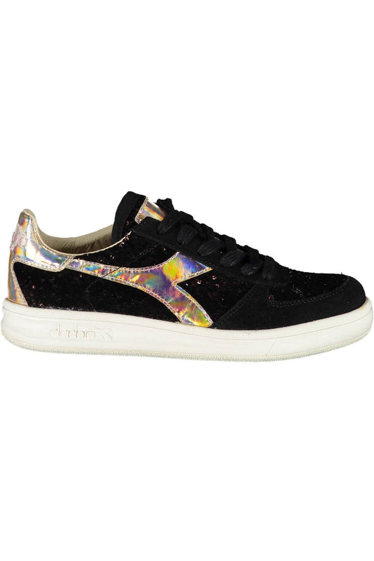 Diadora Black Fabric Women Sneaker