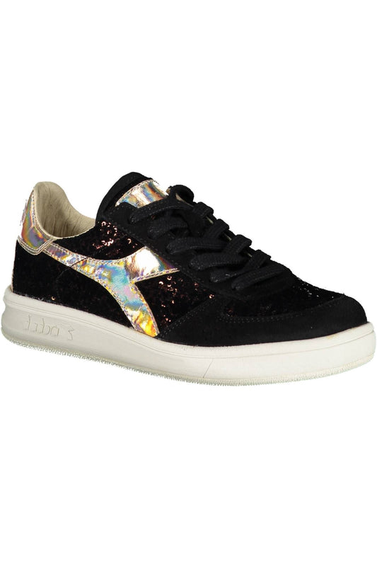 Diadora Black Fabric Women Sneaker