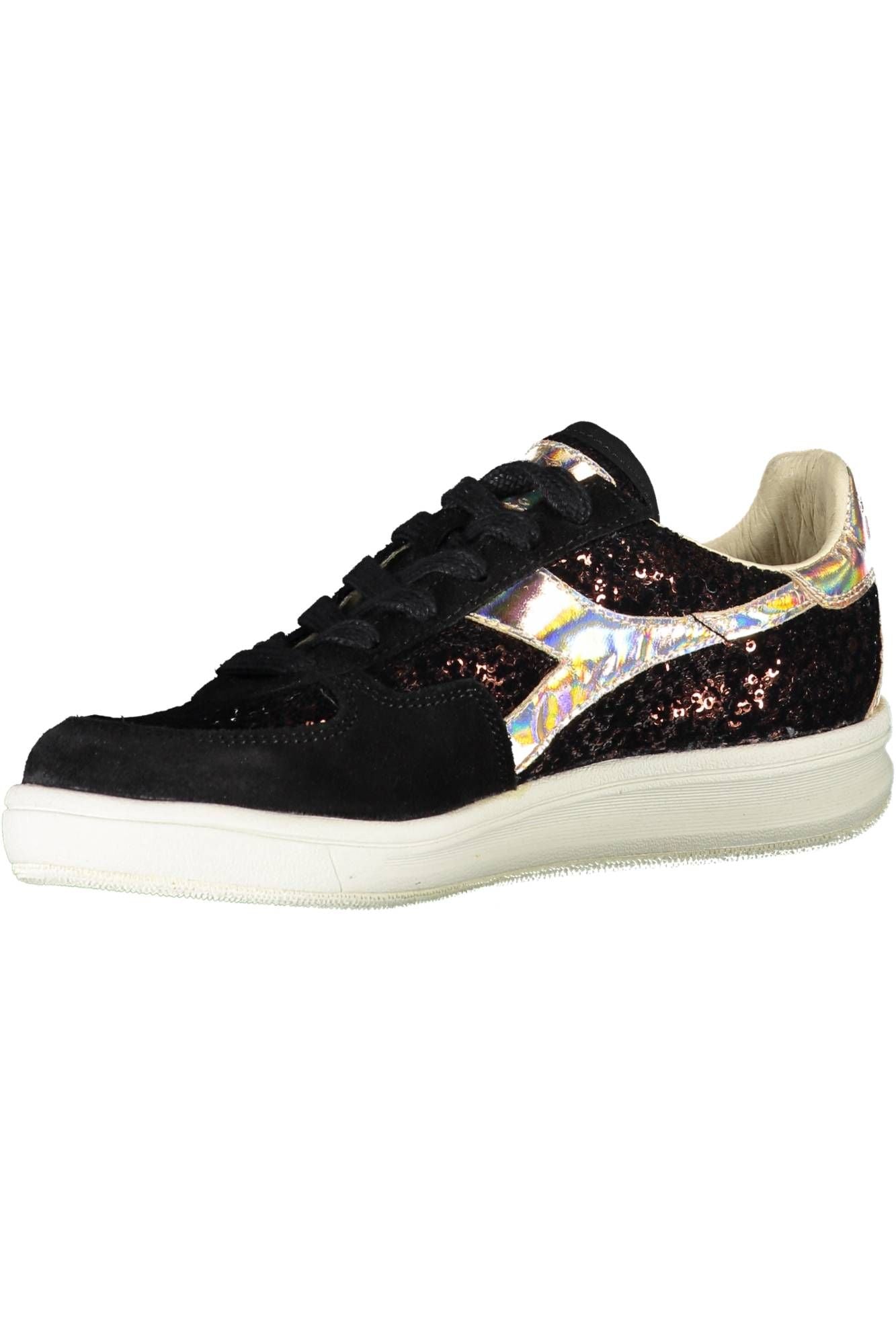 Diadora Black Fabric Women Sneaker