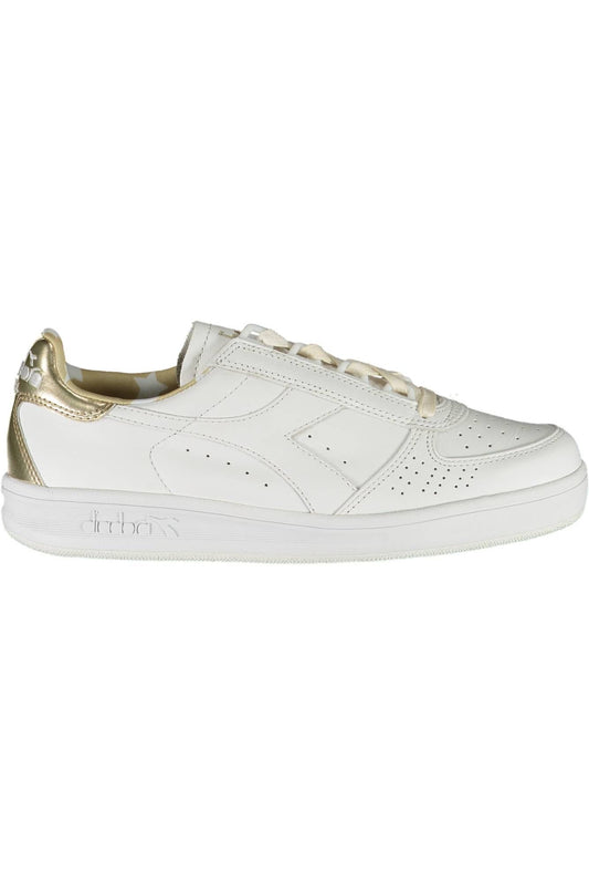 Diadora White Fabric Women Sneaker