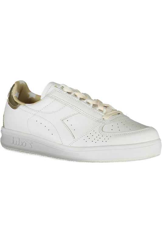 Diadora White Fabric Women Sneaker