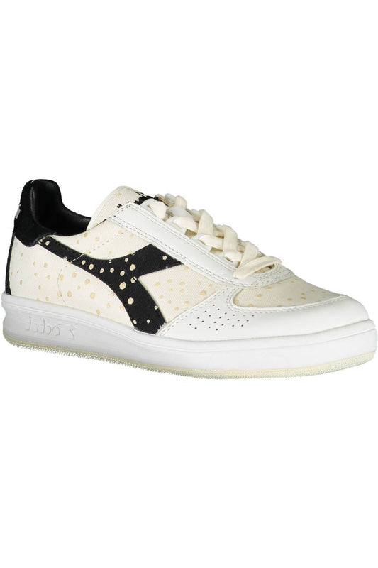 Diadora White Fabric Women Sneaker