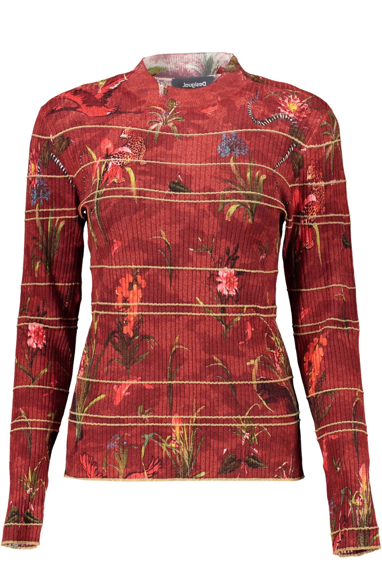 Desigual Red Polyester Women Sweater