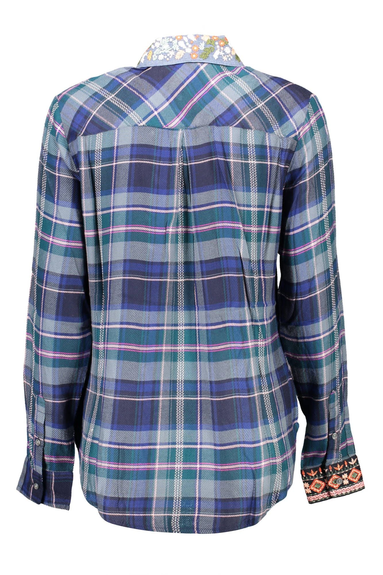 Desigual Blue Viscose Women Shirt