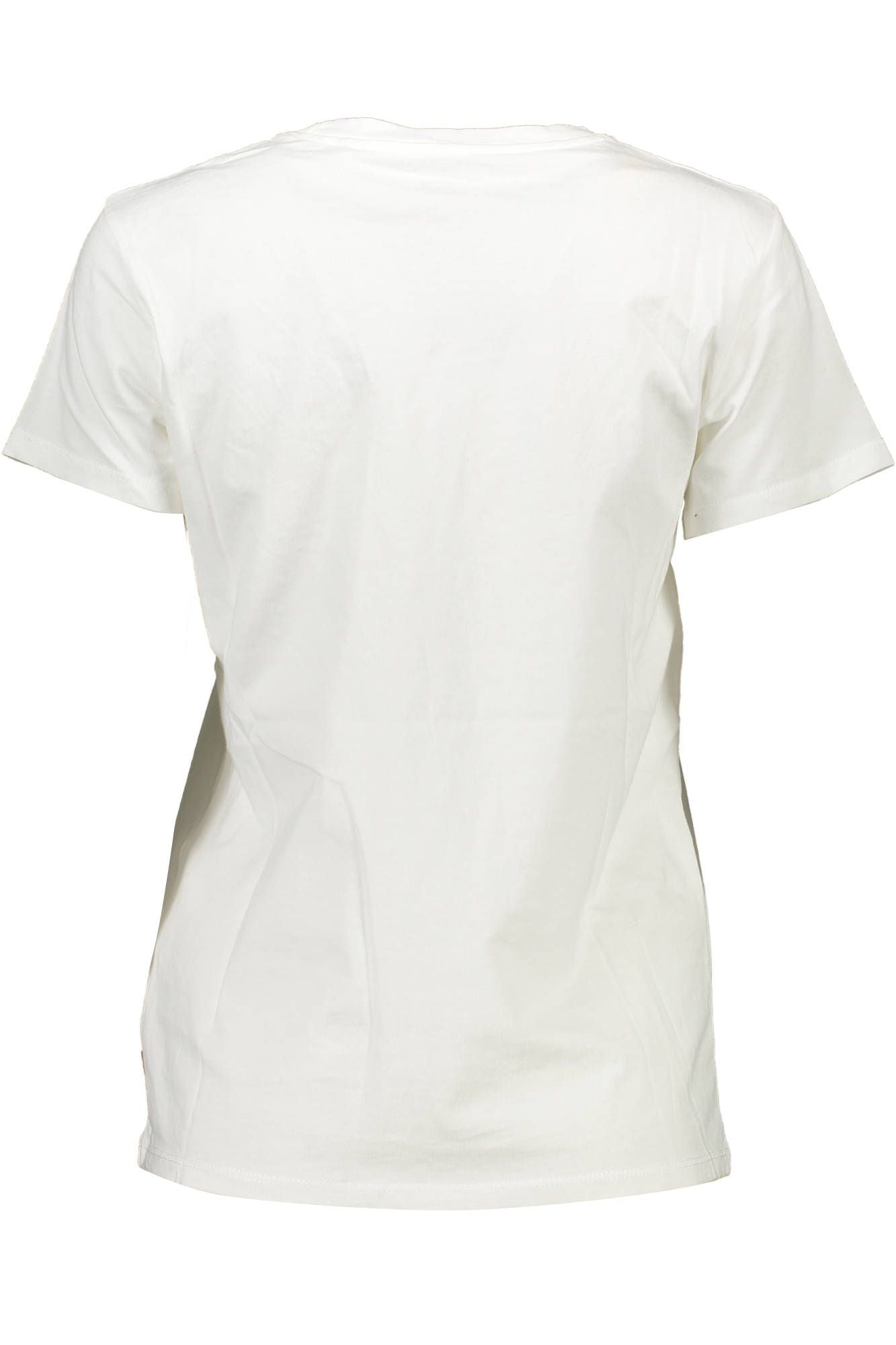 Levi's White Cotton Women T-Shirt