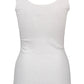 Silvian Heach White Cotton Women Tank Top