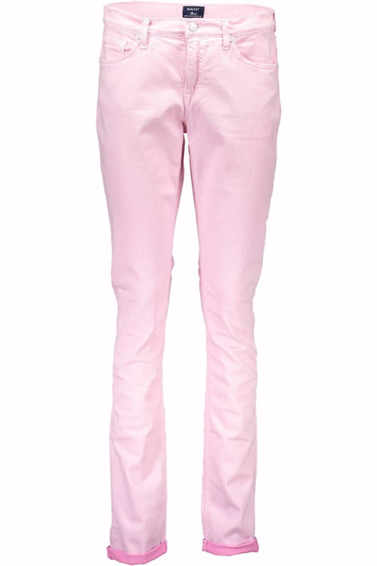 Gant Pink Cotton Women Jean