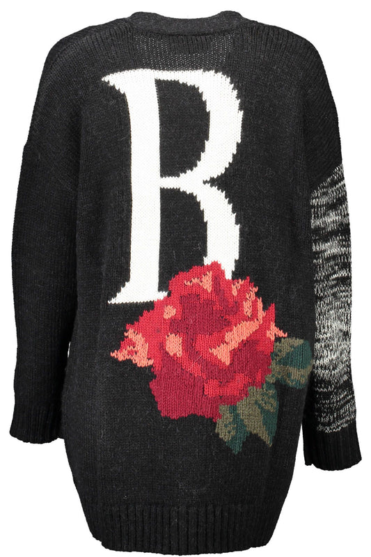 Blugirl Black Wool Women Cardigan