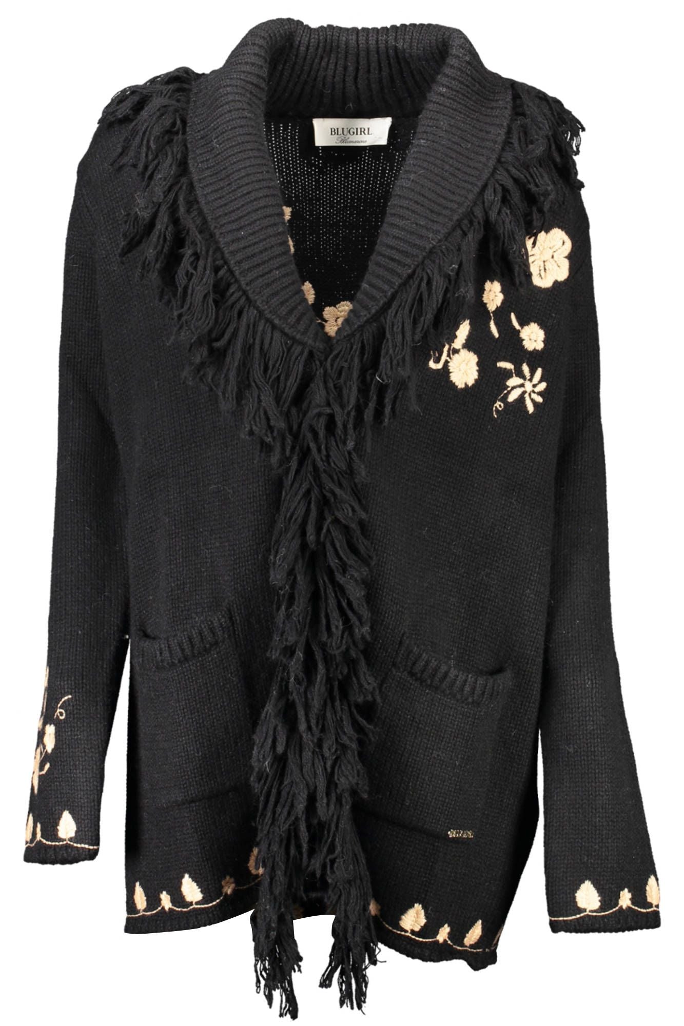 Blugirl Black Wool Women Cardigan