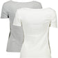 Levi's Gray Cotton Women T-Shirt