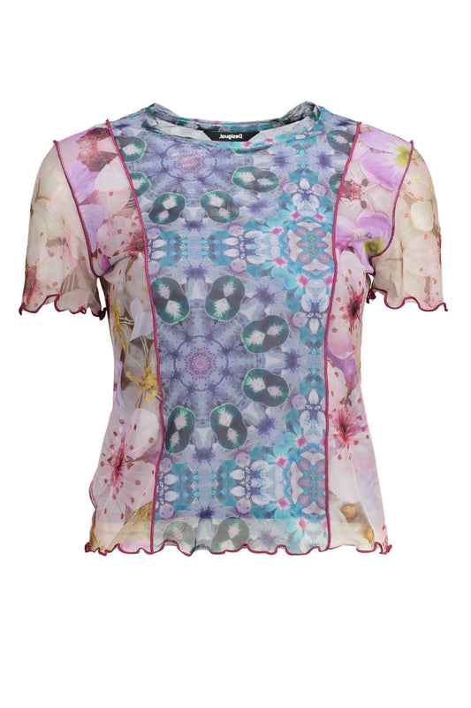 Desigual Pink Polyester Women Top