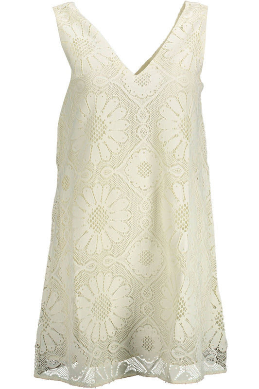 Desigual White Elastane Women Dress