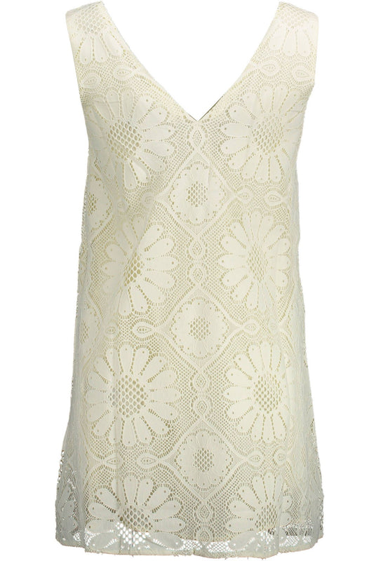 Desigual White Elastane Women Dress