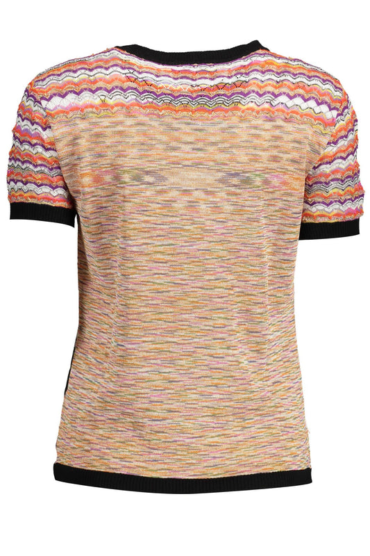 Desigual Beige Cotton Women T-Shirt