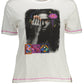 Desigual White Cotton Women T-Shirt