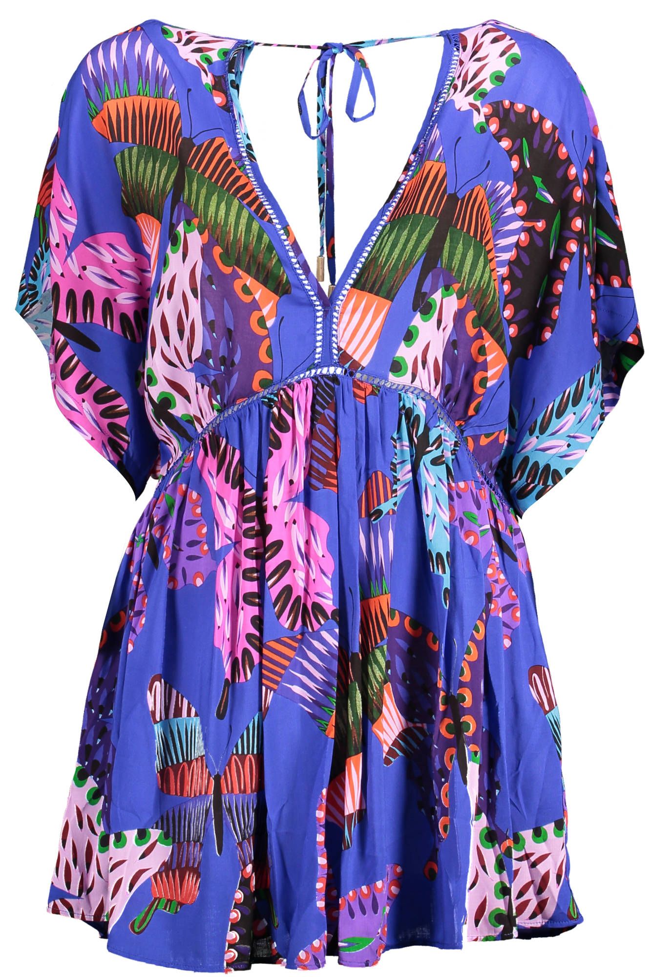 Desigual Blue Cotton Women Dress