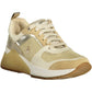 U.S. POLO ASSN. Gold Polyester Women Sneaker