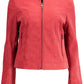 Desigual Red Polyurethane Women Jacket