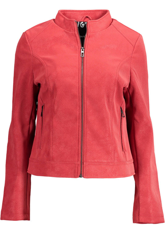 Desigual Red Polyurethane Women Jacket