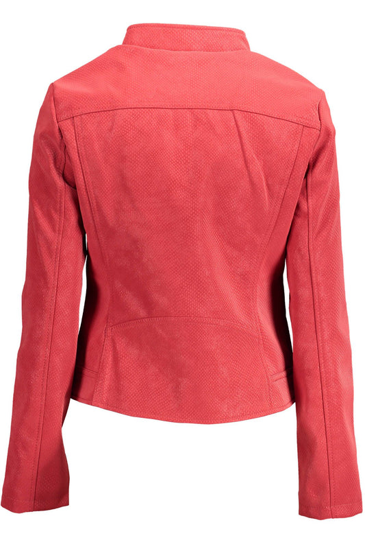 Desigual Red Polyurethane Women Jacket