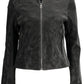 Desigual Black Polyurethane Women Jacket