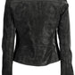 Desigual Black Polyurethane Women Jacket