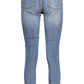 Desigual Blue Cotton Women Jean