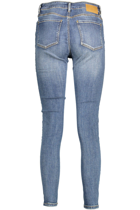 Desigual Blue Cotton Women Jean