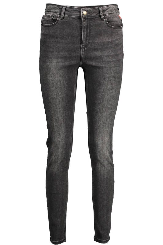 Desigual Black Cotton Women Jean