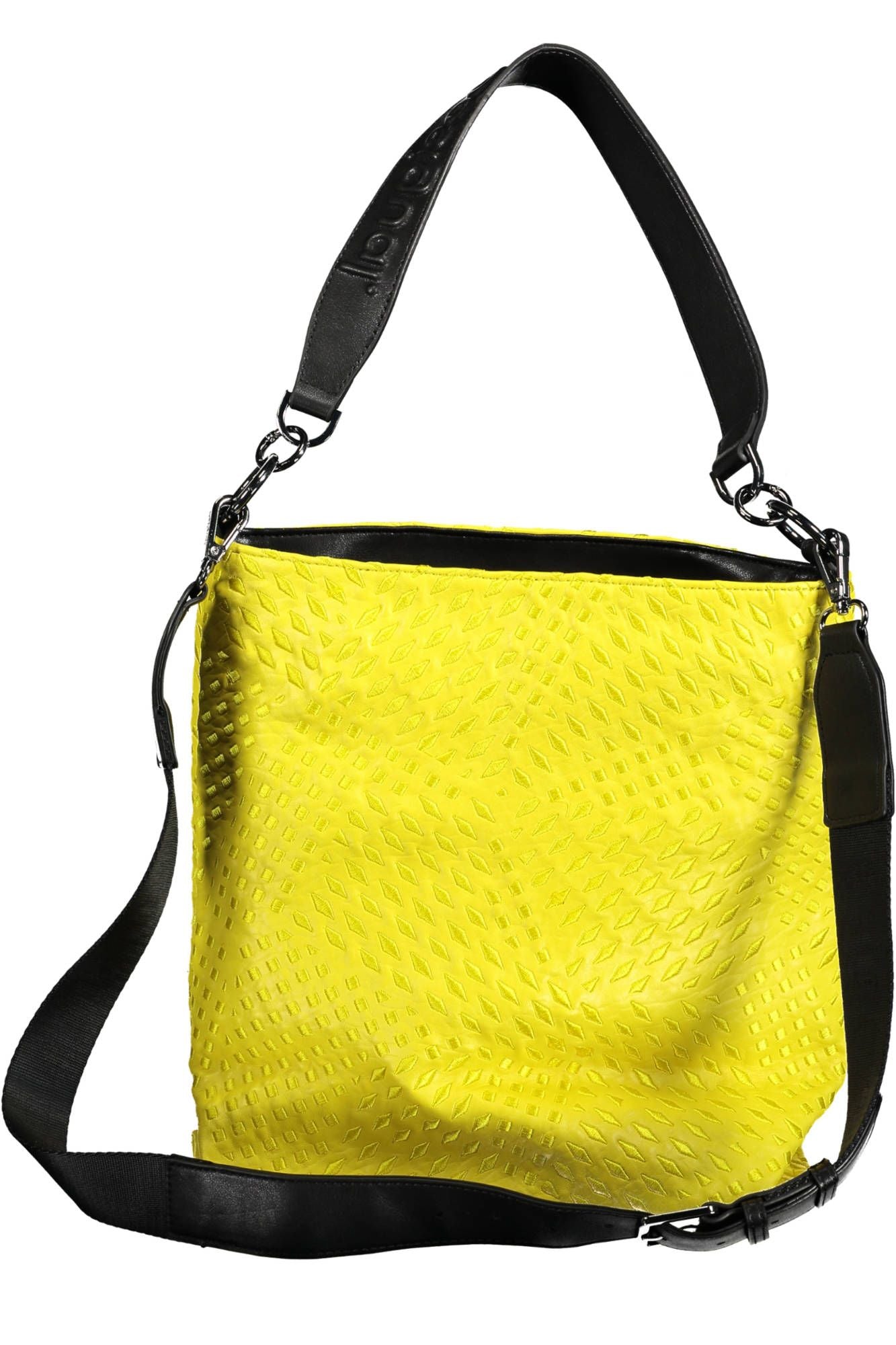 Desigual Yellow Polyurethane Women Handbag