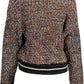 Desigual Enigmatic Black Sweater with Contrasting Details