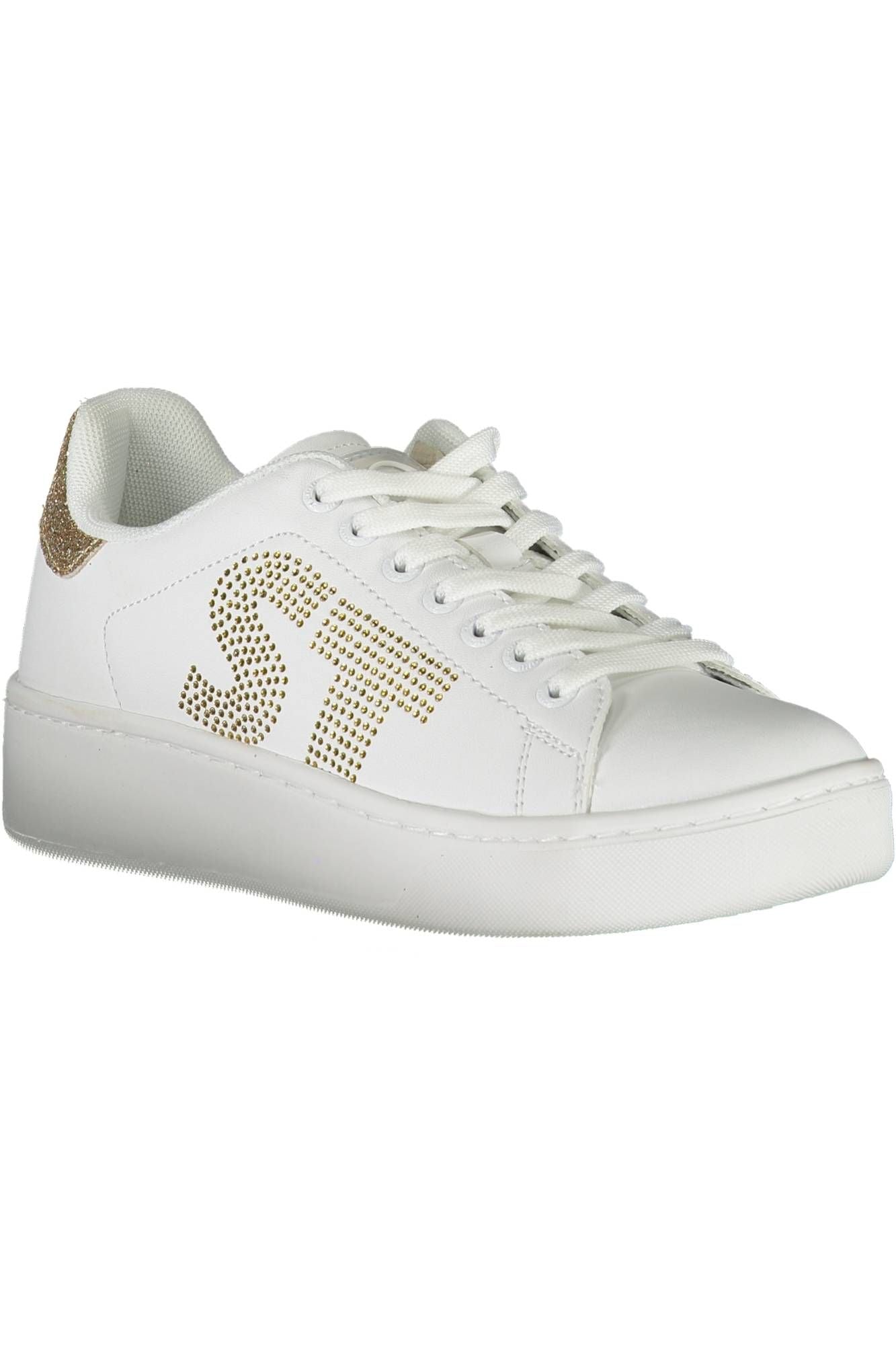 Sergio Tacchini White Polyester Women Sneaker