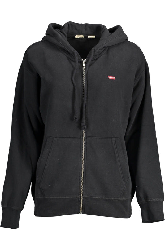 Levi's Black Cotton Women Sweatshirt